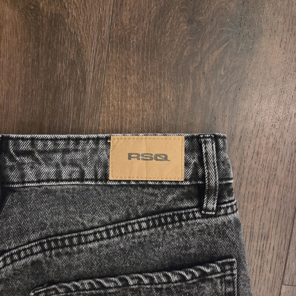 RSQ Charcoal Wide Leg Women's Jeans - Picture 7 of 7